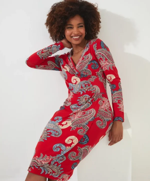 Dresses<Joe Browns Alicia Wrap Jersey Dress