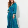 Dresses<Joe Browns Alluring Animal Satin Dress