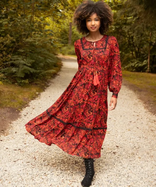 Dresses<Joe Browns Autumn Vibes Paisley Dress
