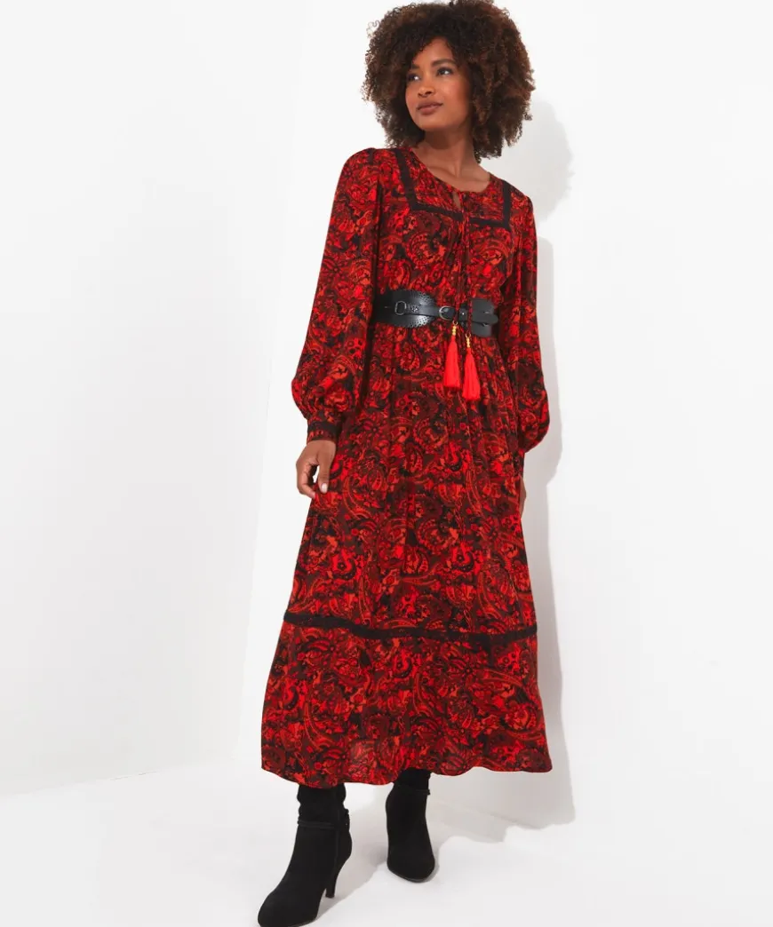 autumn_vibes_paisley_dres_4.webp Dresses<Joe Browns Autumn Vibes Paisley Dress