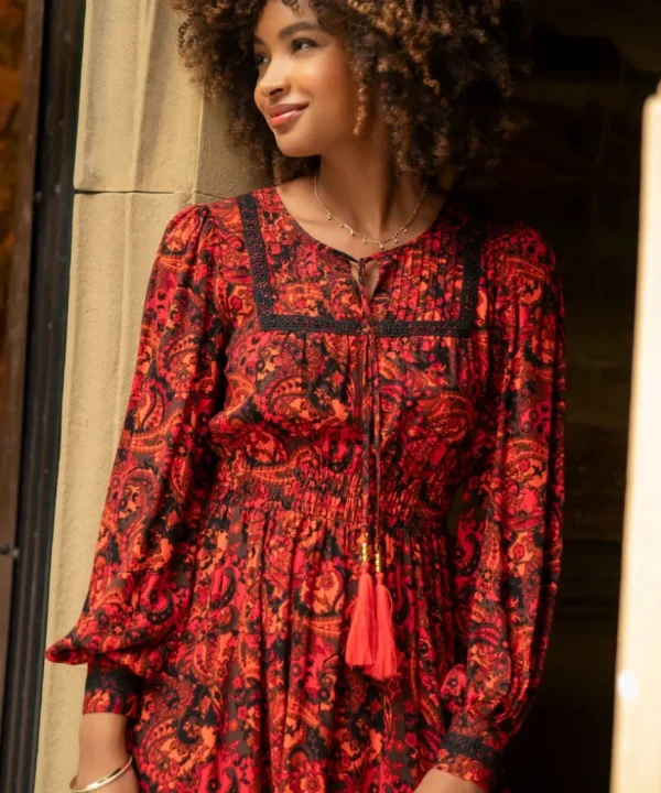 Dresses<Joe Browns Autumn Vibes Paisley Dress