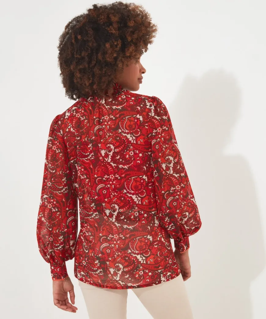 autumn_vibes_paisley_top_2.webp Tops& Tunics & Shirts<Joe Browns Autumn Vibes Paisley Top
