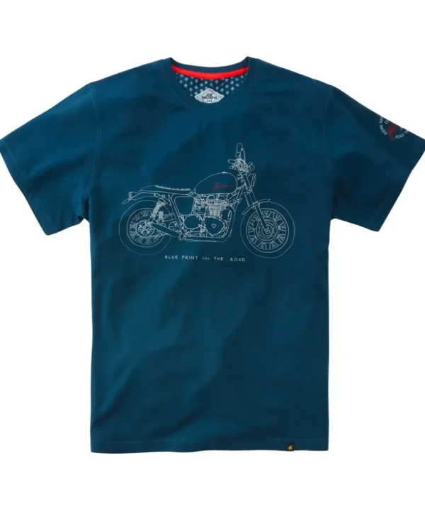 T-Shirts & Tops<Joe Browns Blue Print Of The Road Tee