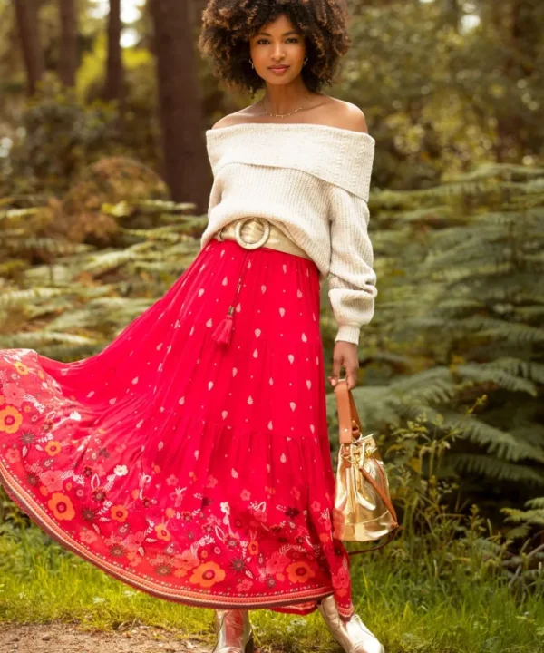 Skirts<Joe Browns Border Print Skirt