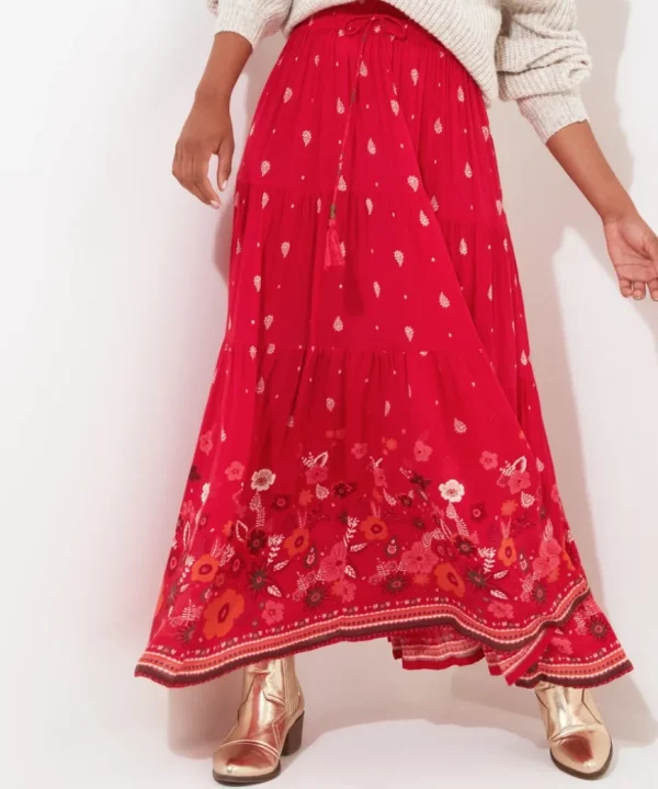 Skirts<Joe Browns Border Print Skirt