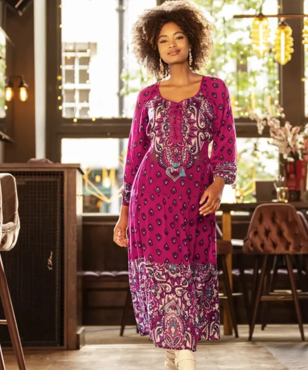 Dresses<Joe Browns Brilliantly Boho Beaded Dress