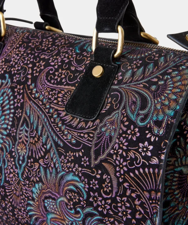 Handbags & Purses<Joe Browns Carmen Print Suede Weekender Bag