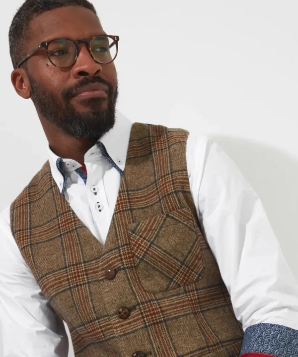 Coats & Jackets<Joe Browns Charming Check Waistcoat