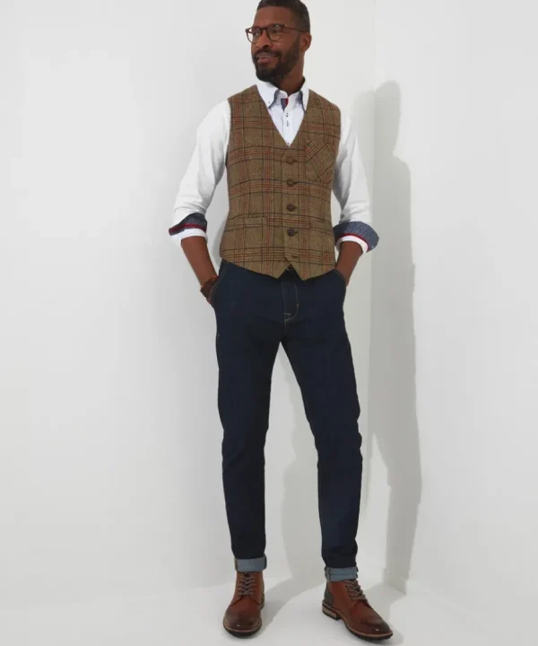 Coats & Jackets<Joe Browns Charming Check Waistcoat