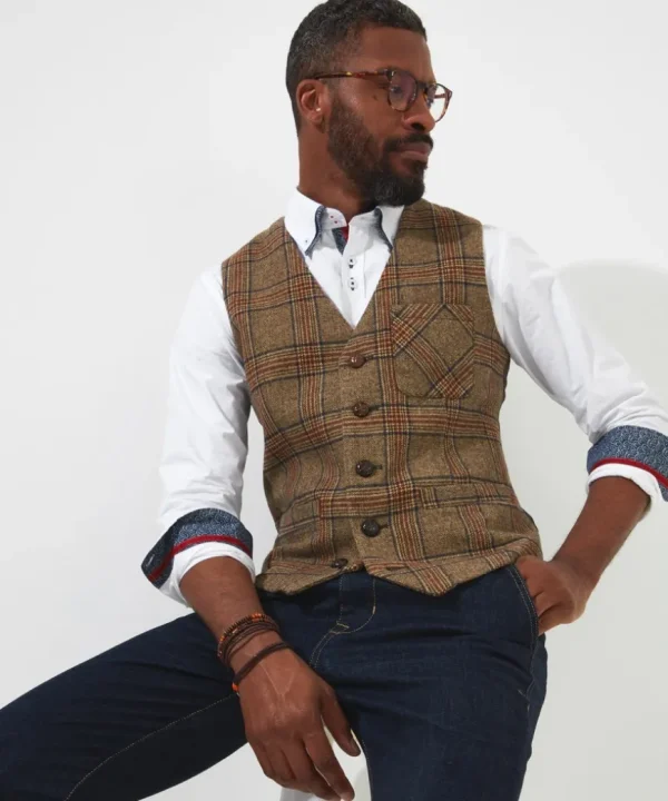 Coats & Jackets<Joe Browns Charming Check Waistcoat