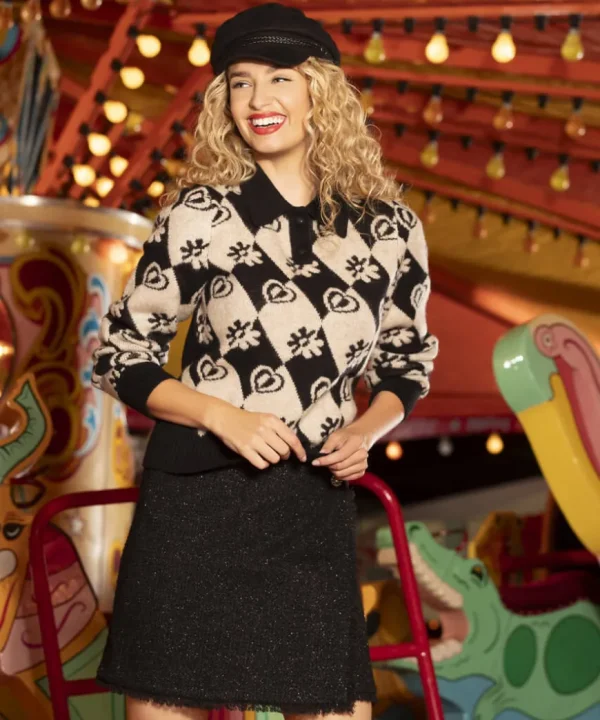 Knitwear & Cardigans<Joe Browns Check Mate Collared Jumper