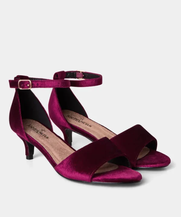 Boots & Shoes<Joe Browns Clara Dainty Velvet Heels