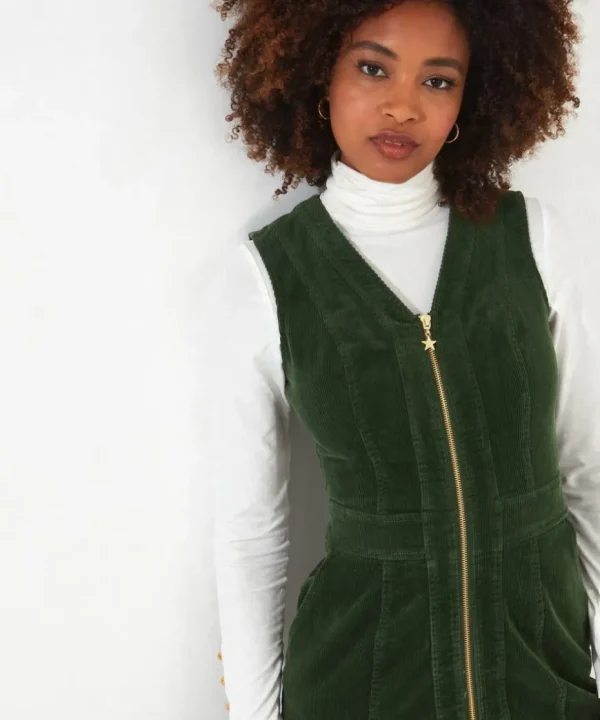 Dresses<Joe Browns Confident Cord Pinafore Dress