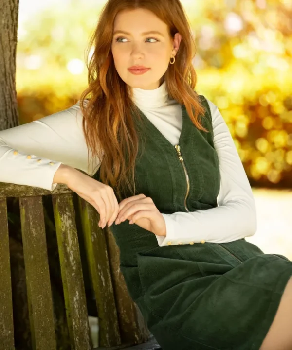 Dresses<Joe Browns Confident Cord Pinafore Dress