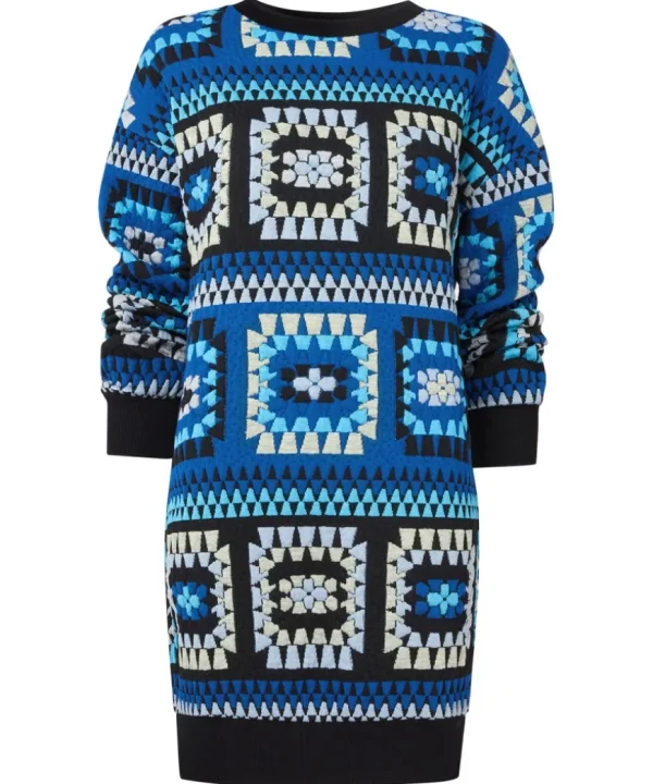 Tops& Tunics & Shirts<Joe Browns Crochet Effect Sweat Tunic Dress