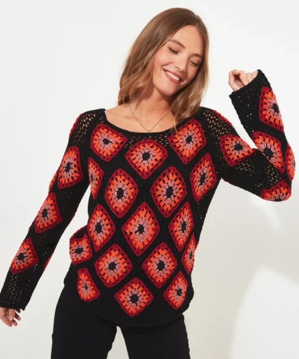 Knitwear & Cardigans<Joe Browns Crochet Jumper