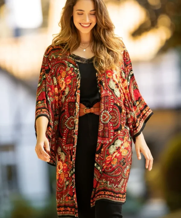 Tops& Tunics & Shirts<Joe Browns Curious Carnival Kimono