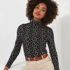 Tops& Tunics & Shirts<Joe Browns Ditsy Floral Roll Neck