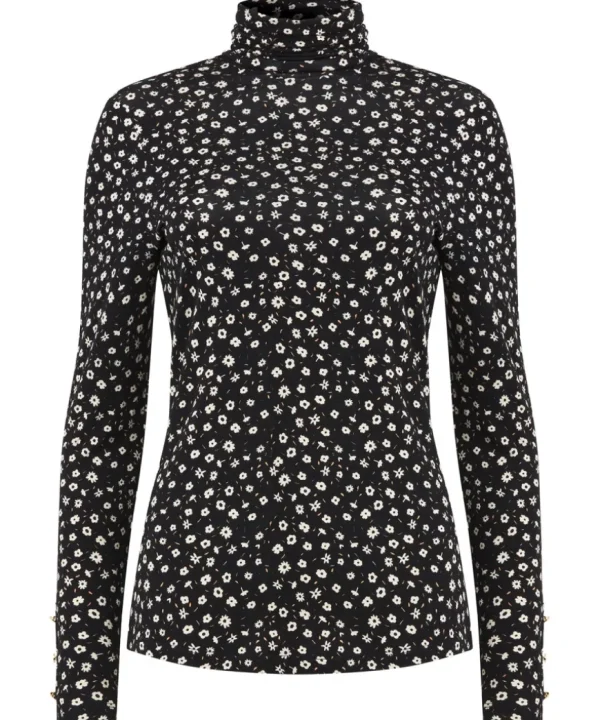 Tops& Tunics & Shirts<Joe Browns Ditsy Floral Roll Neck