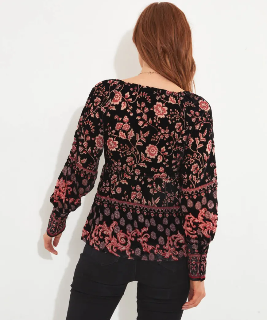 dramatically_different_de_4.webp Tops& Tunics & Shirts<Joe Browns Dramatically Different Devore Top