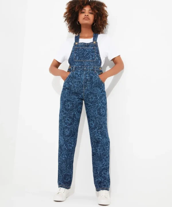 Jeans & Trousers<Joe Browns Dreamer Printed Dungarees