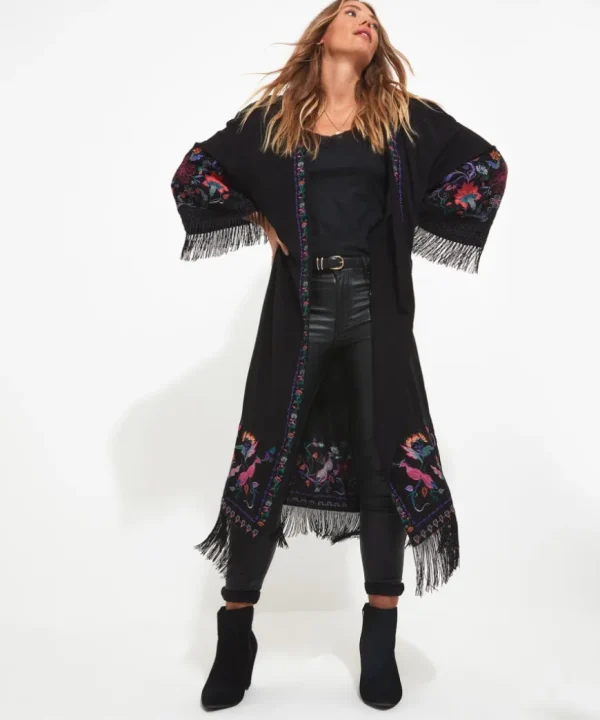 Tops& Tunics & Shirts<Joe Browns Exquisite Embroidered Kimono