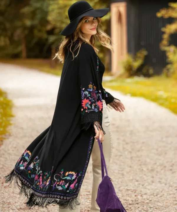 Tops& Tunics & Shirts<Joe Browns Exquisite Embroidered Kimono
