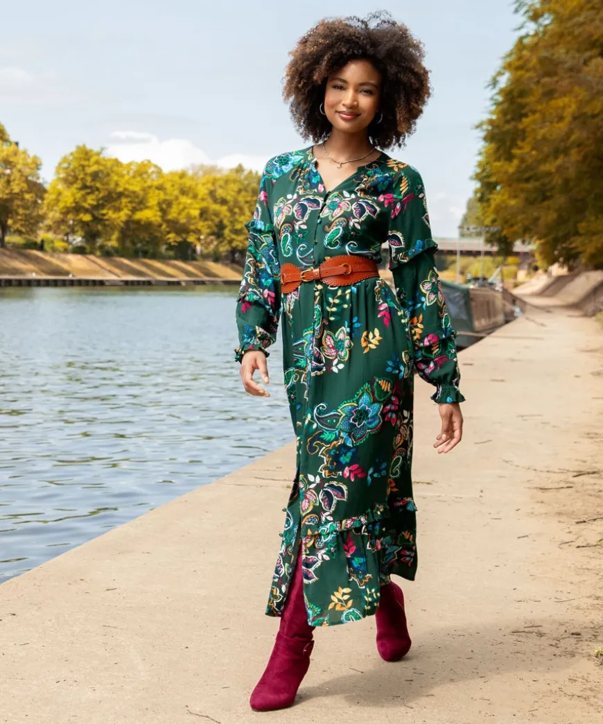 fabulous_floral_dress_2.webp Dresses<Joe Browns Fabulous Floral Dress