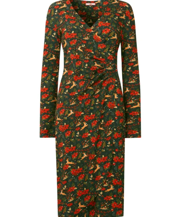 Dresses<Joe Browns Fabulously Festive Wrap Dress