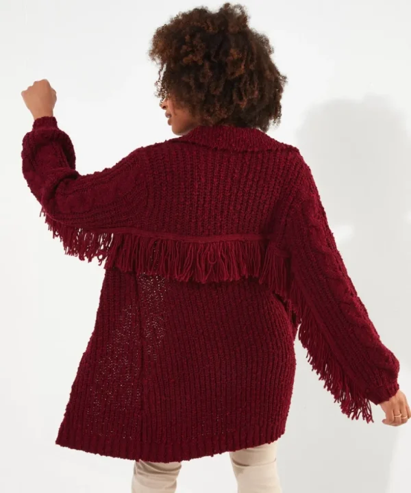 Knitwear & Cardigans<Joe Browns Fabulously Fringed Cardigan