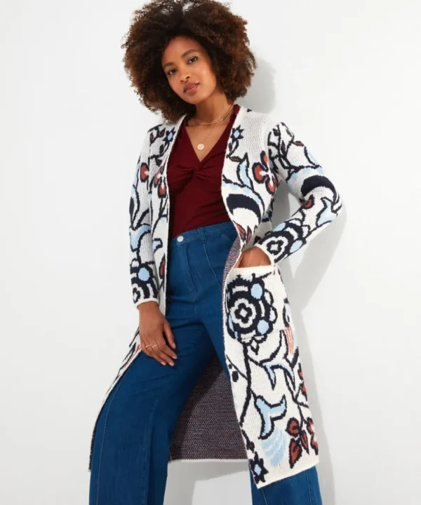 Knitwear & Cardigans<Joe Browns Fancy Floral Cardigan
