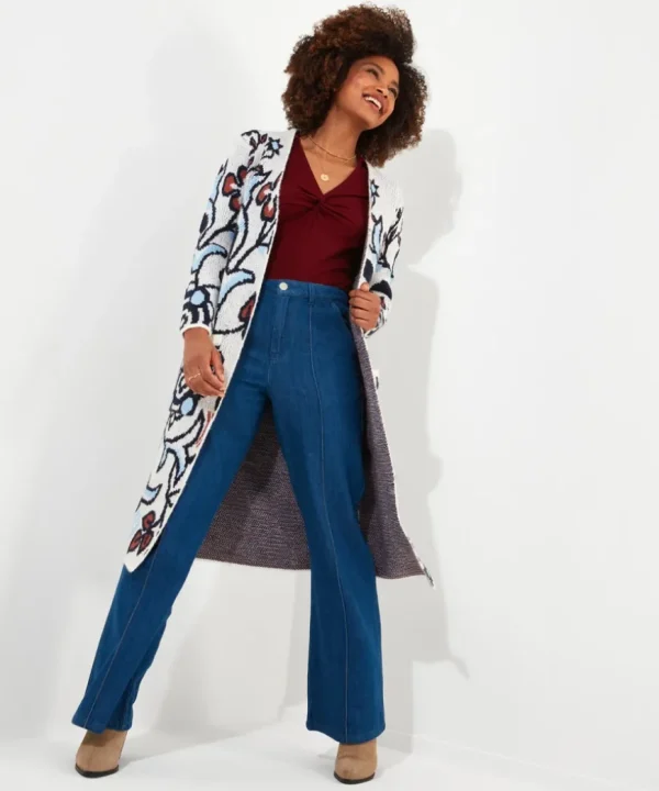 Knitwear & Cardigans<Joe Browns Fancy Floral Cardigan