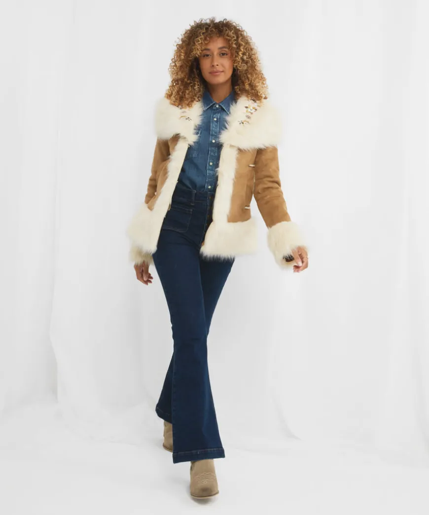 fantastic_faux_fur_coat_2.webp Coats & Jackets<Joe Browns Fantastic Faux Fur Coat