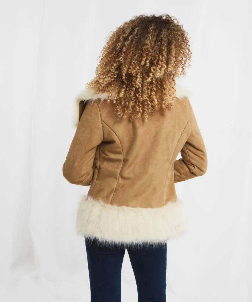 fantastic_faux_fur_coat_3.webp Coats & Jackets<Joe Browns Fantastic Faux Fur Coat