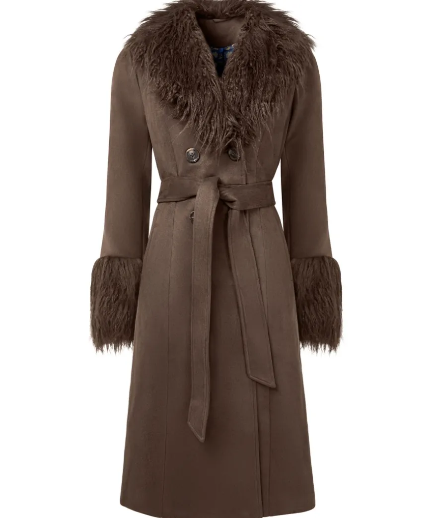 fantastic_fur_trim_coat_1.webp Coats & Jackets<Joe Browns Fantastic Fur Trim Coat