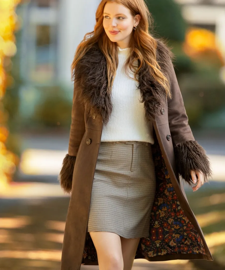 fantastic_fur_trim_coat_2.webp Coats & Jackets<Joe Browns Fantastic Fur Trim Coat