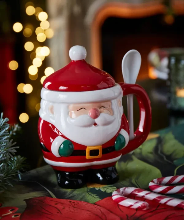 Gifts<Joe Browns Festive Santa Spoon Mug