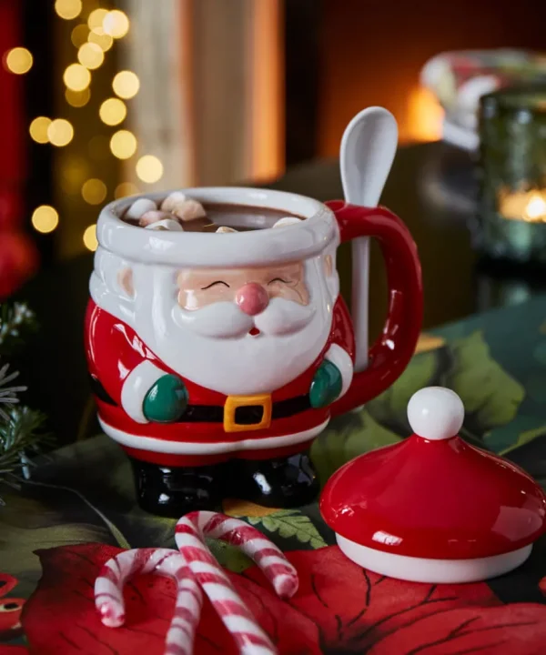 Gifts<Joe Browns Festive Santa Spoon Mug