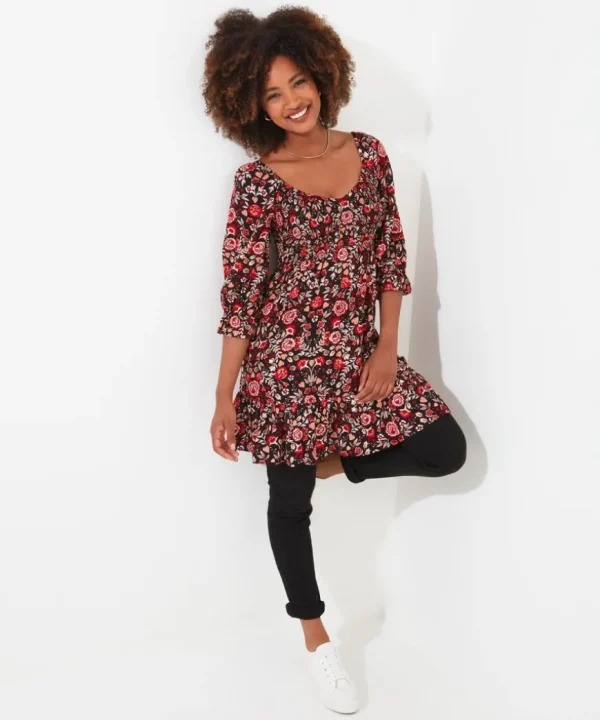Tops& Tunics & Shirts<Joe Browns Folky Floral Tunic Dress