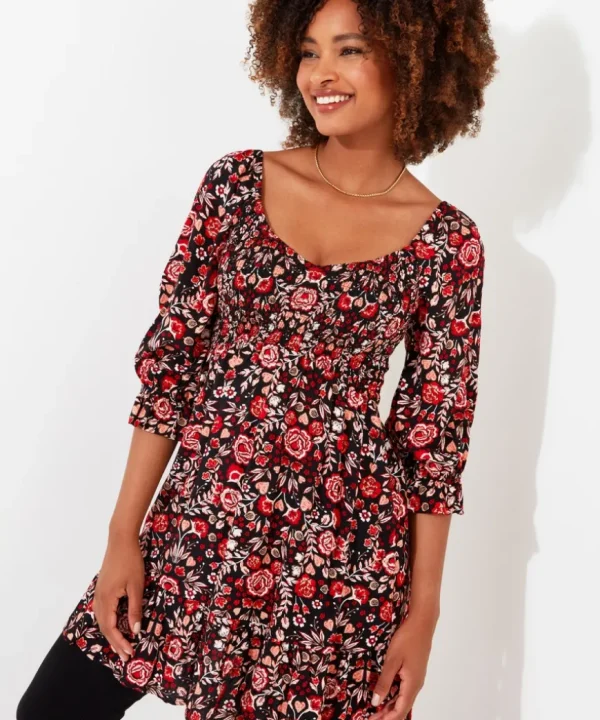 Tops& Tunics & Shirts<Joe Browns Folky Floral Tunic Dress
