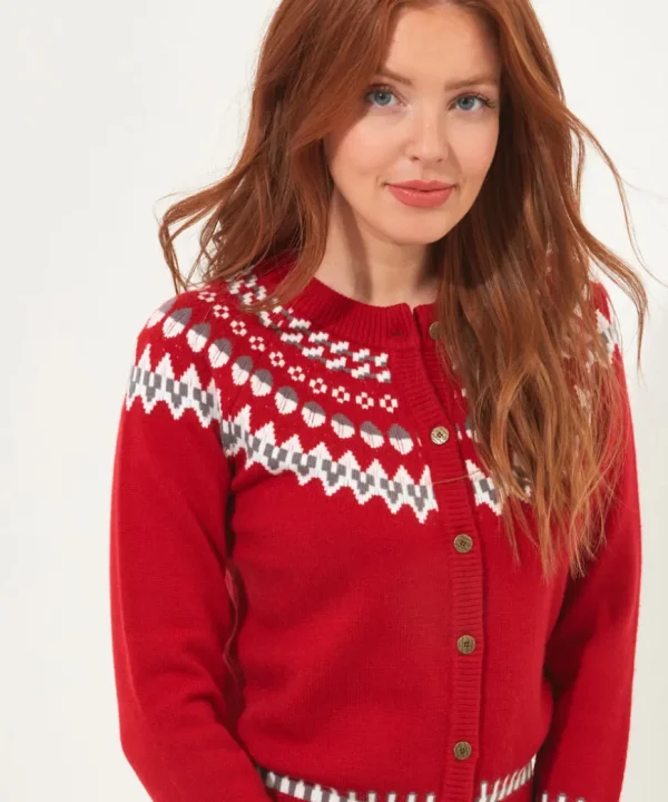 Knitwear & Cardigans<Joe Browns Fun And Fairisle Cardigan