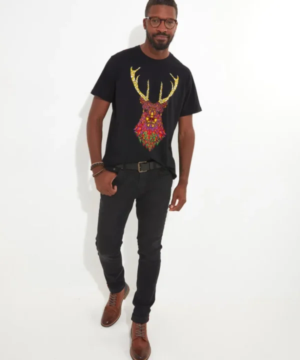 T-Shirts & Tops<Joe Browns Geo Stag Tee