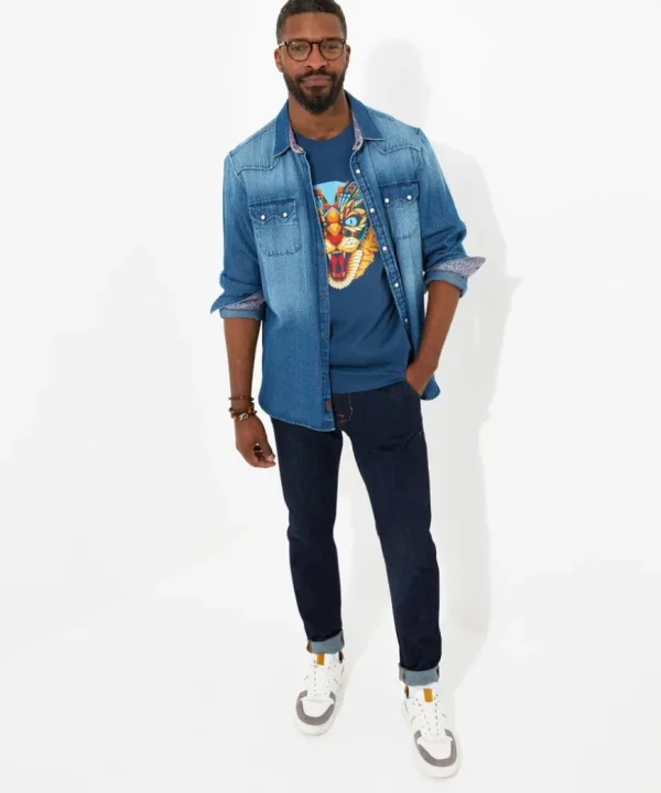 T-Shirts & Tops<Joe Browns Geo Wildcat Tee