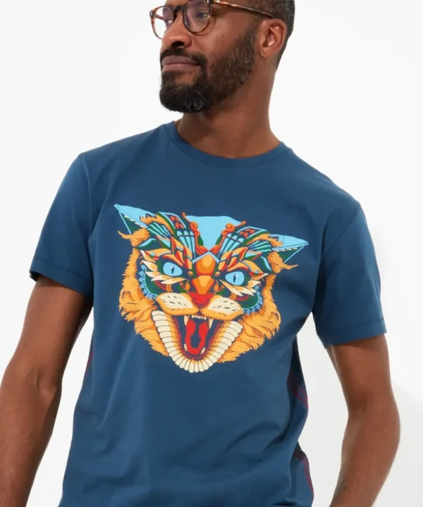 T-Shirts & Tops<Joe Browns Geo Wildcat Tee