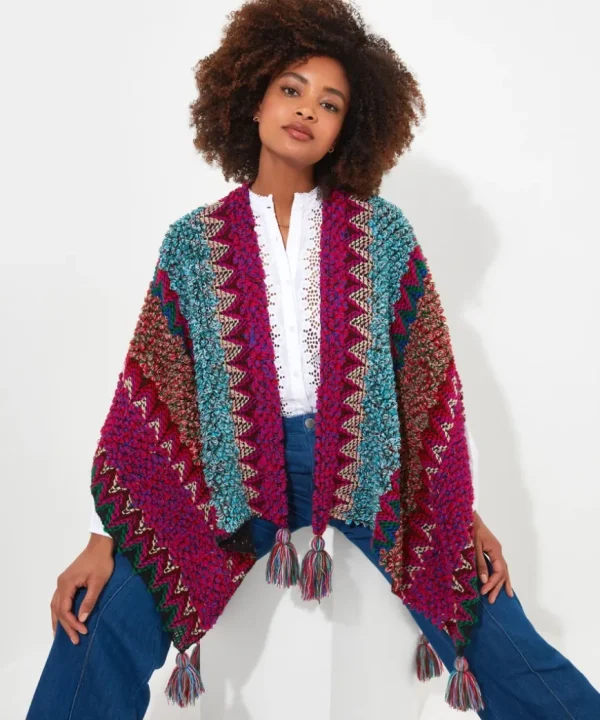 Knitwear & Cardigans<Joe Browns Get Close Tassel Wrap