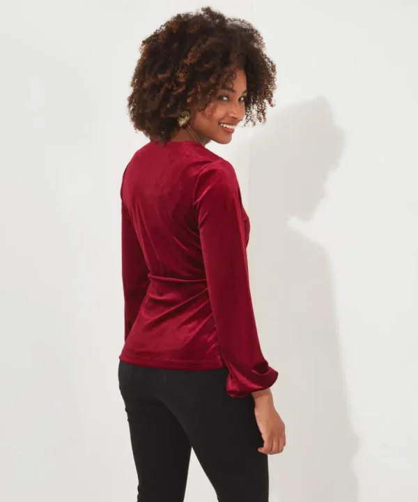 Tops& Tunics & Shirts<Joe Browns Gorgeous Velour Button Top
