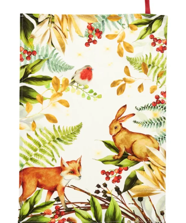 Gifts<Joe Browns Jolly Forest Christmas Teatowels