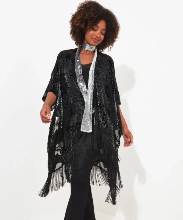 Gifts<Joe Browns Lara Burn Out Tassel Kimono