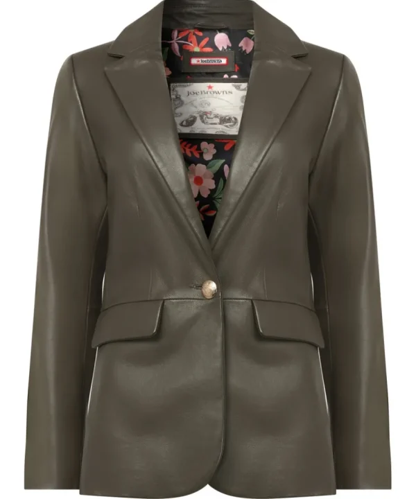 Blazers<Joe Browns Lavish Leather Blazer