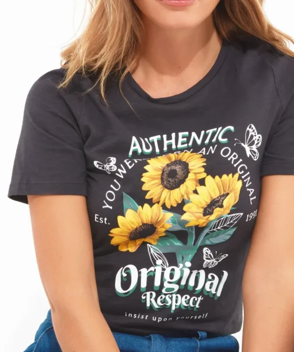 Tops& Tunics & Shirts<Joe Browns Magnificent Sunflower Tee